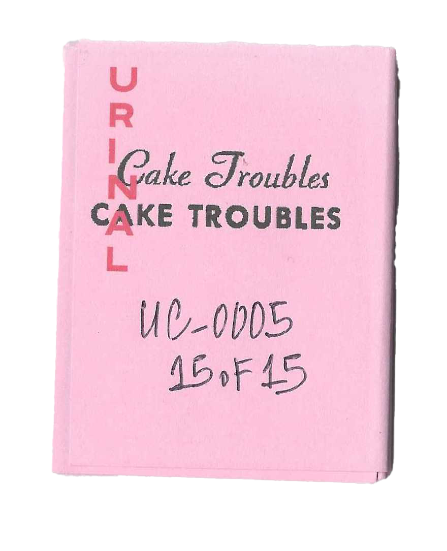 urinal cake troubles