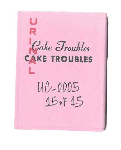 urinal cake troubles